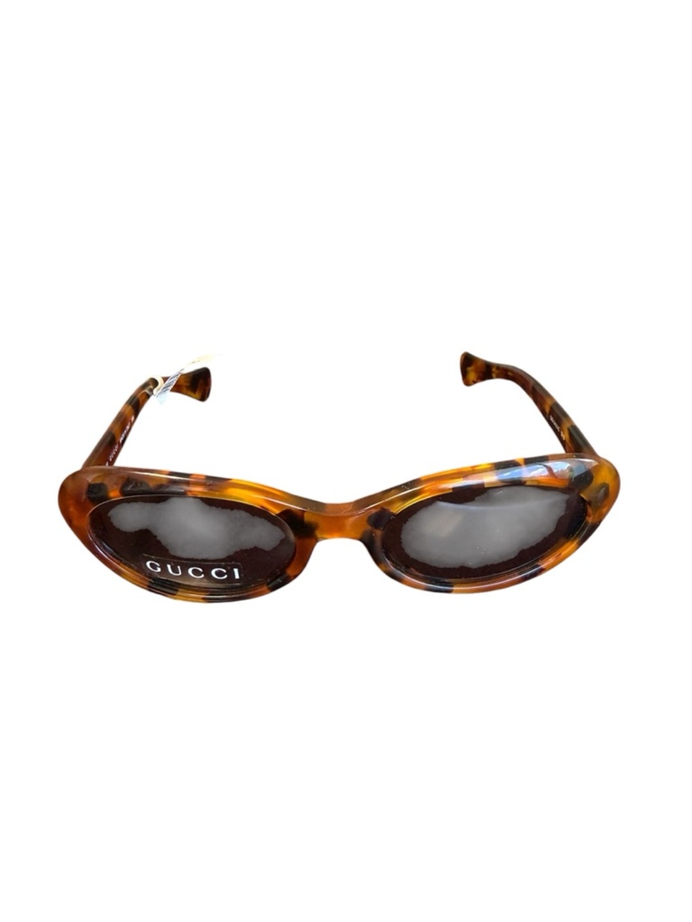 Vintage Tom Ford 1997 Gucci 2240/S Tortoiseshell Oval Sunglasses NWT